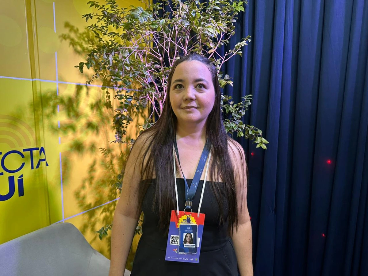 Ginna Oliveira fala ao Conecta Podcast na Feira do Empreendedor 2026