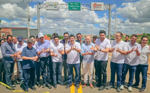 Governador entrega obra de recuperação da PI-465 em Capitão Gervásio Oliveira