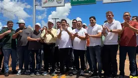 Governador inaugura rodovia na macrorregião de Picos (Foto: Reprodução)