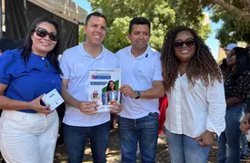Governador Rafael Fonteles inaugura pavimentação asfáltica em Marcos Parente (Foto: Conecta Piauí)