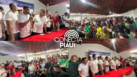 Governador visita Sindicato dos Pescadores em Nossa Senhora dos Remédios (Foto: Conecta Piauí)