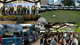 Governo realiza entrega de vans do programa MobSUAS a municípios piauienses (Foto: Conecta Piauí)