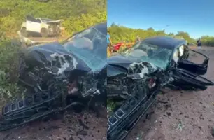 Grave acidente deixa jovens feridos entre Dirceu Arcoverde e São Lourenço do Piauí (Foto: Reprodução)