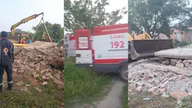 Grávida e dois filhos morrem após desabamento de casa em Barras, Norte do Piauí (Foto: Reprodução)