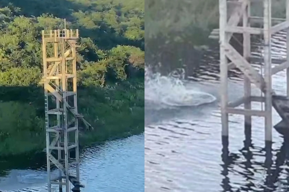 Homem desaparece após saltar de escadaria no açude Barreiras, em Fronteiras