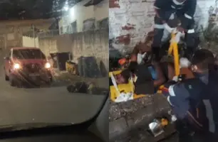 Homem é atropelado enquanto dormia em via na zona Leste de Teresina (Foto: Reprodução)