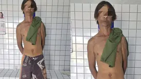 Homem é preso após ameaçar companheira com facão e foice, em Ilha Grande (Foto: Reprodução)