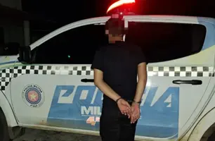 Homem é preso com arma em festa após ameaçar matar pessoa no Piauí (Foto: Reprodução)