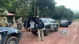 Homem é preso na zona rural de Timon com arma de policial (Foto: Reprodução)