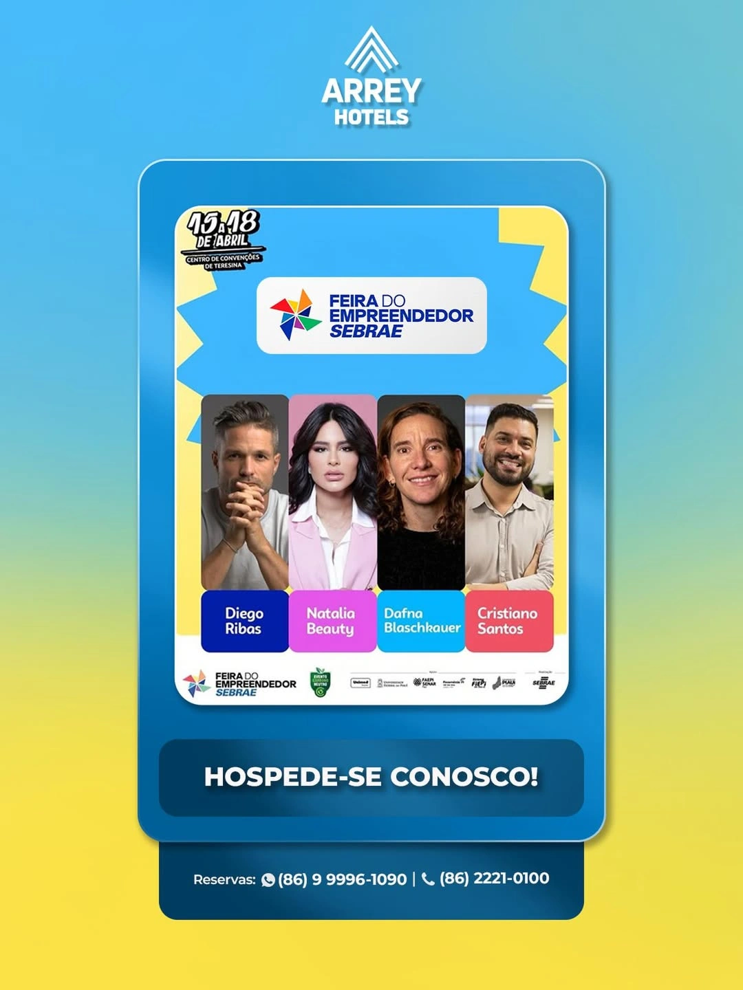 Hotel Arrey se destaca durante Feira do Empreendedor em Teresina