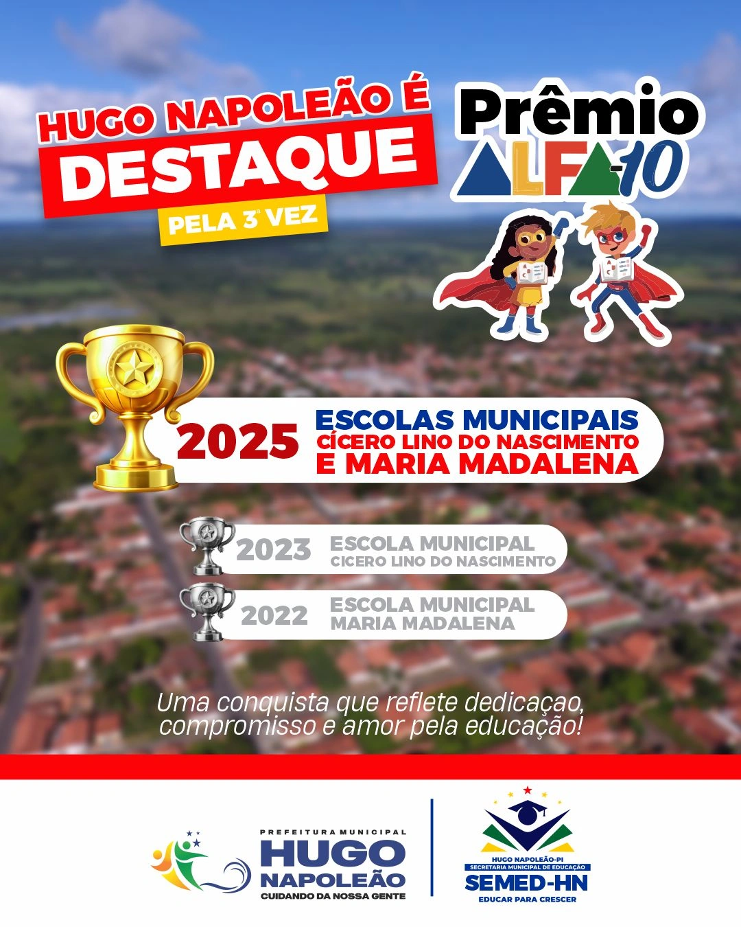 Hugo Napoleão vence Alfa-10 pela 3ª vez com duas escolas premiadas