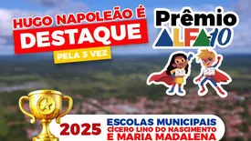 Hugo Napoleão vence Alfa-10 pela 3ª vez com duas escolas premiadas (Foto: Reprodução)