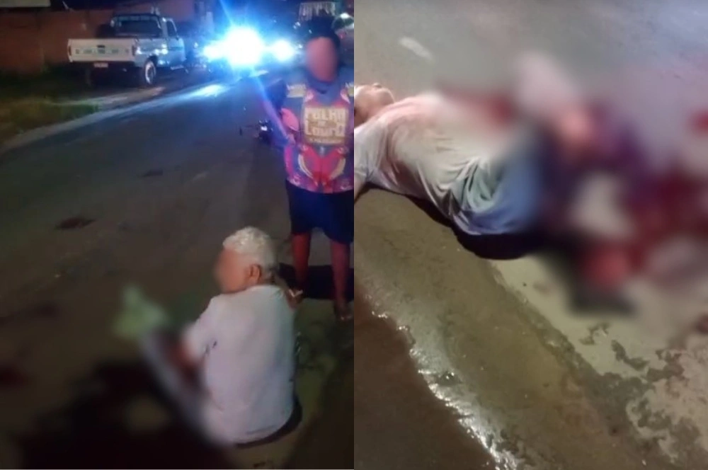 Idoso é atropelado após motorista desviar de buraco na via em Teresina