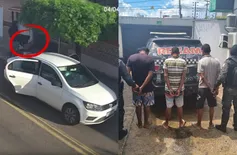 Idoso e neto de 4 anos são rendidos por criminosos em Teresina; três foram detidos