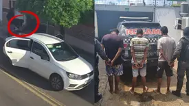 Idoso e neto de 4 anos são rendidos por criminosos em Teresina; três foram detidos (Foto: Reprodução)