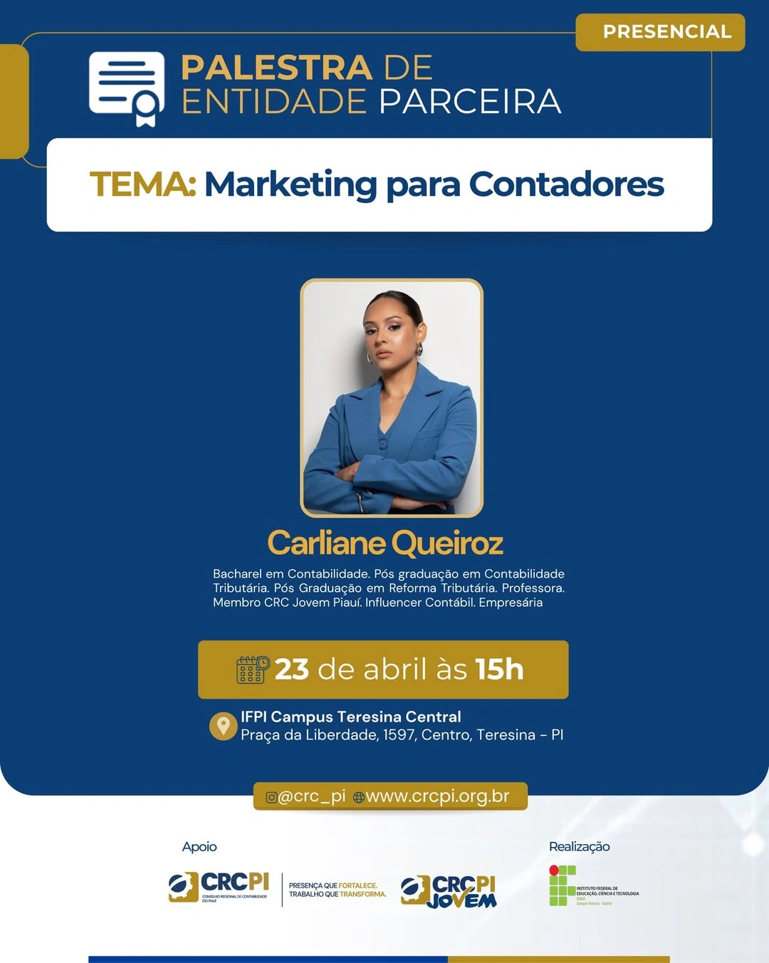 IFPI realiza evento no Dia da Contabilidade para estudantes em Teresina