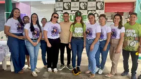 Ivanária Sampaio prestigia encerramento da IV Feira da Fartura em Esperantina (Foto: Reprodução)