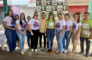 Ivanária Sampaio prestigia encerramento da IV Feira da Fartura em Esperantina (Foto: Reprodução)