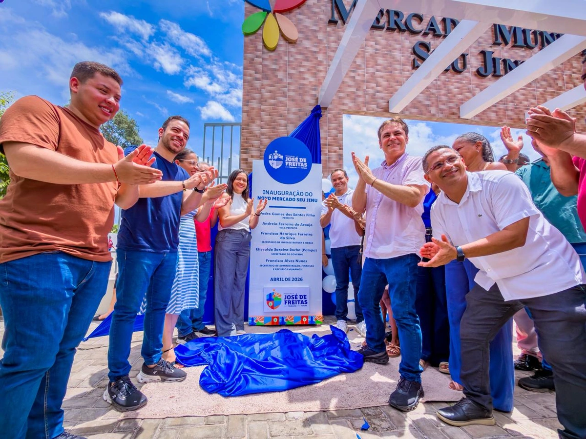 José de Freitas celebra 148 anos com inauguração do Mercado Municipal seu Jinu