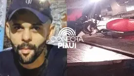 Jovem morre em acidente na Avenida Joel Mendes, em Monsenhor Gil (Foto: Reprodução)