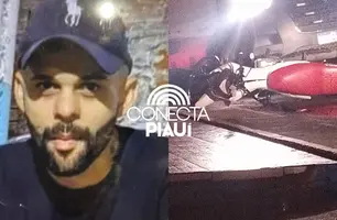 Jovem morre em acidente na Avenida Joel Mendes, em Monsenhor Gil (Foto: Reprodução)