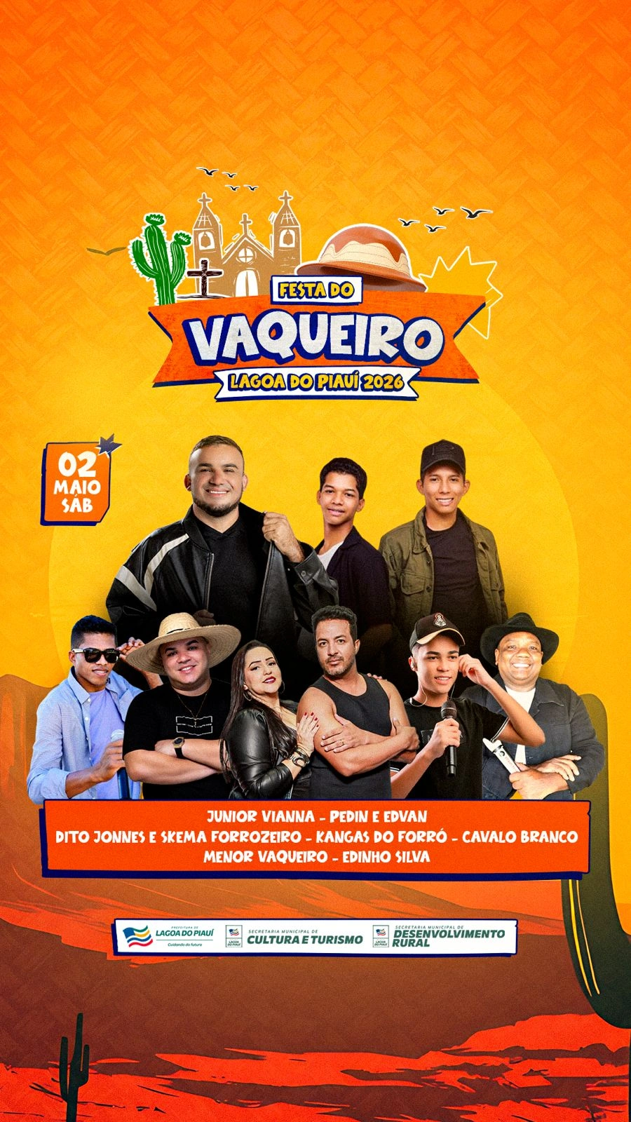 Lagoa do Piauí se prepara para a Festa do Vaqueiro 2026 com atrações nacionais