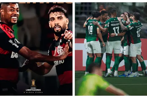 Libertadores: Flamengo goleia e Palmeiras vence no sufoco na 2ª rodada