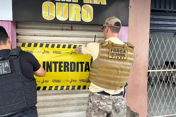 Loja suspeita de receptar ouro roubado é fechada novamente no Centro de Teresina