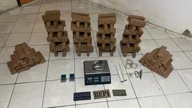 Mais de 100 kg de maconha são apreendidos é homem é preso Teresina (Foto: Divulgação/SSP-PI)