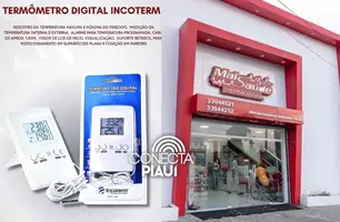 Mais Saúde Distribuidora oferece termômetro digital Incoterm, prático e preciso (Foto: Reprodução)