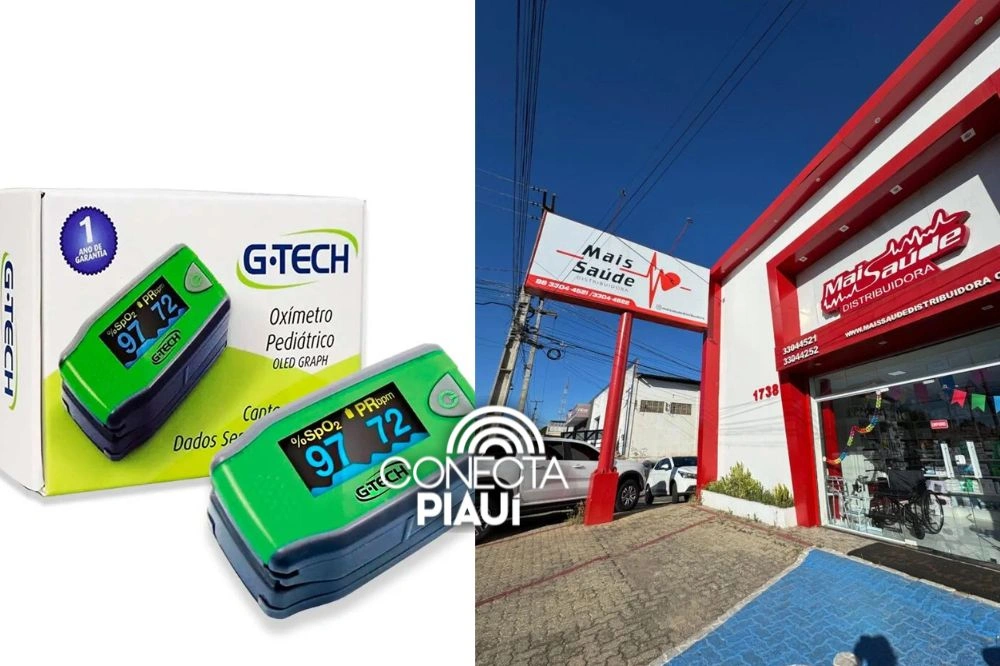 Mais Saúde Distribuidora oferta oxímetro pediátrico com alta precisão