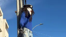 Malhação do Judas, em Teresina (Foto: Heitor Carvalho/Conecta Piauí)