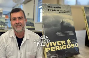 Marcelo Freixo lança livro e debate segurança pública em Teresina (Foto: Conecta Piauí)