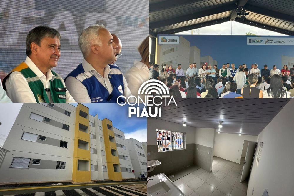 Ministros Wellington Dias e Vladimir Lima anunciam 1.680 moradias em Teresina
