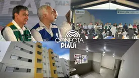 Ministros Wellington Dias e Vladimir Lima anunciam 1.680 moradias em Teresina (Foto: Conecta Piauí)