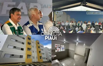 Ministros Wellington Dias e Vladimir Lima anunciam 1.680 moradias em Teresina