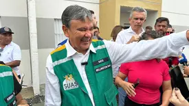 Ministros Wellington Dias e Vladimir Lima anunciam 1.680 moradias em Teresina (Foto: Conecta Piauí)