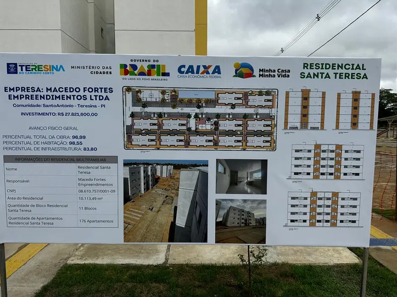 Ministros Wellington Dias e Vladimir Lima anunciam 1.680 moradias em Teresina