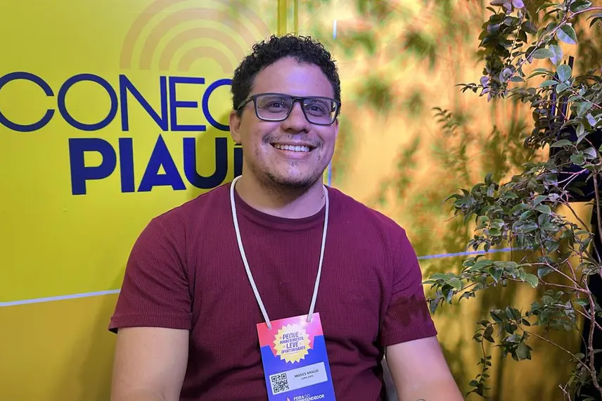 Moisés Araújo fala ao Conecta Podcast na Feira do Empreendedor 2026