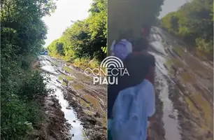 Moradores denunciam estradas precárias em Guaribas e prefeitura se manifesta (Foto: Reprodução)