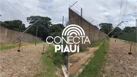 Moradores denunciam poste caído e cobram solução na zona Sudeste de Teresina (Foto: Reprodução)