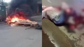 Moradores interditam avenida após atropelamento de idoso na zona Sul de Teresina (Foto: Reprodução)