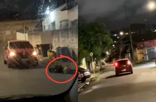 Motorista é detida após passar por cima de morador em situação de rua em Teresina (Foto: Reprodução)