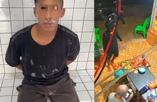 Mototaxista reage e ajuda prender suspeito de assalto em Parnaíba (Foto: Reprodução)