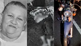 Mulher de 58 anos morre após ser atropelada por moto conduzida por adolescente (Foto: 24hnotociando)