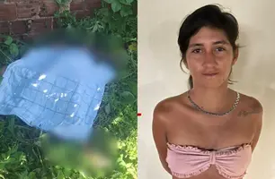 Mulher é encontrada morta sem roupas íntimas em terreno baldio no litoral do Piauí (Foto: Reprodução)