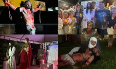 Multidão prestigia a Paixão de Cristo 2026 em Esperantina, na Praça Lages Rebêlo