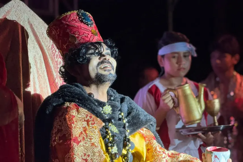 Multidão prestigia a Paixão de Cristo 2026 no centro de Esperantina, na Praça Lages Rebêlo