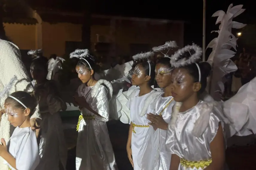 Multidão prestigia a Paixão de Cristo 2026 no centro de Esperantina, na Praça Lages Rebêlo