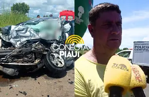 ‘Não vi reação’: caminhoneiro explica acidente que deixou mortos em Campo Maior (Foto: Homem da Notícia/Conecta Piauí)